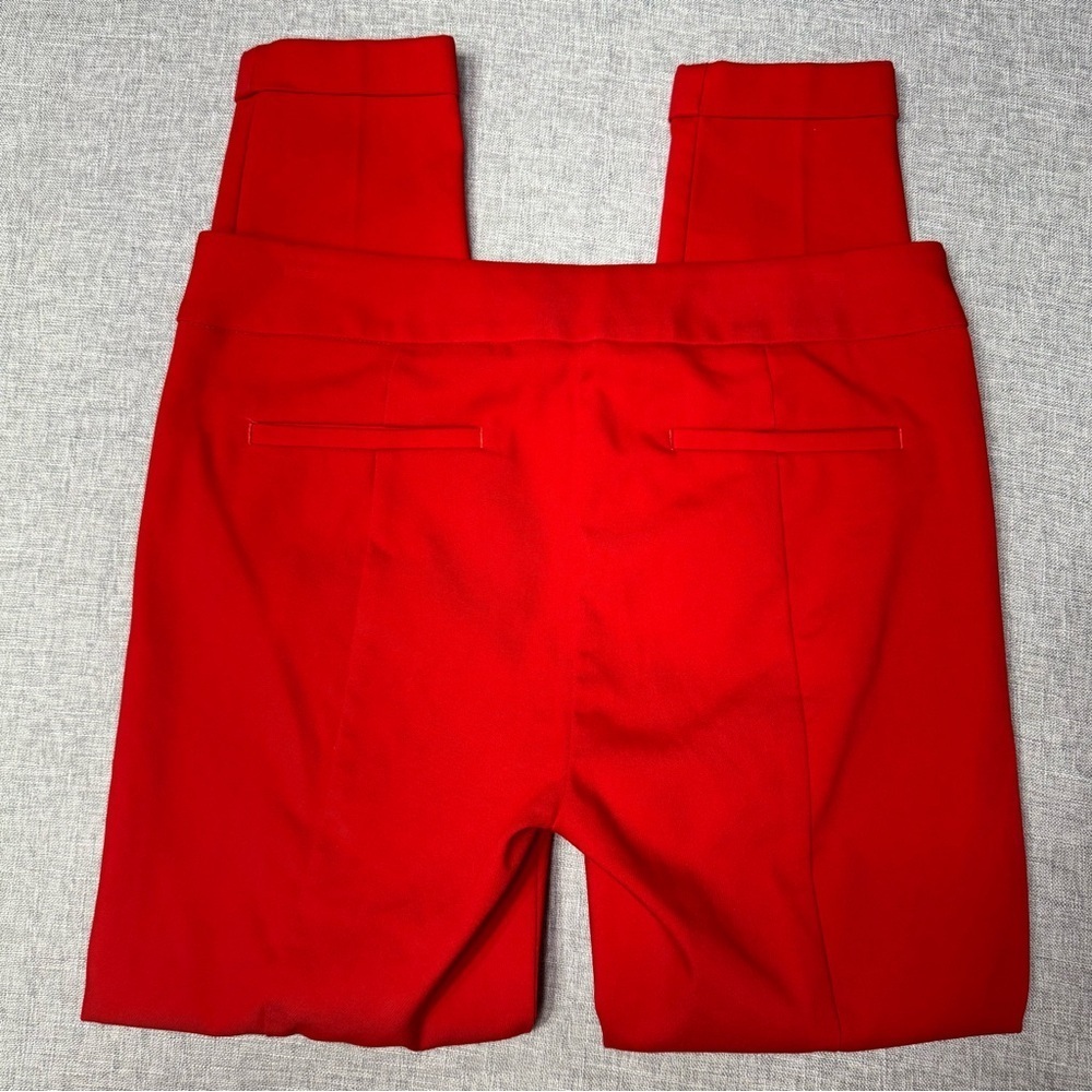 LOFT Marisa Skinny Ankle Pant Red Dress Pants Size 8 - Picture 7 of 10